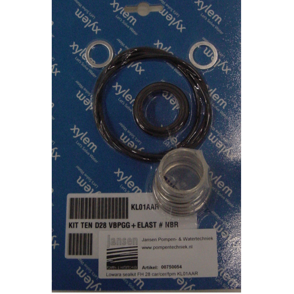 Lowara sealkit FH 28 car/cer/ NBR KL01AAR