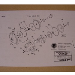 Sealkit Ebara AGA/CM series 0,6/0,75/1,1 PK