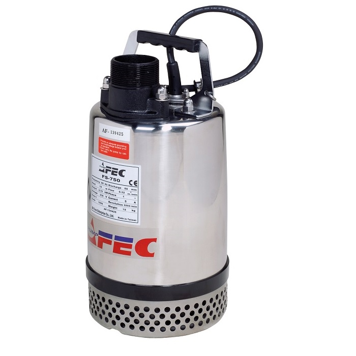 Afec FS750A bouwpomp 230V + vlotter